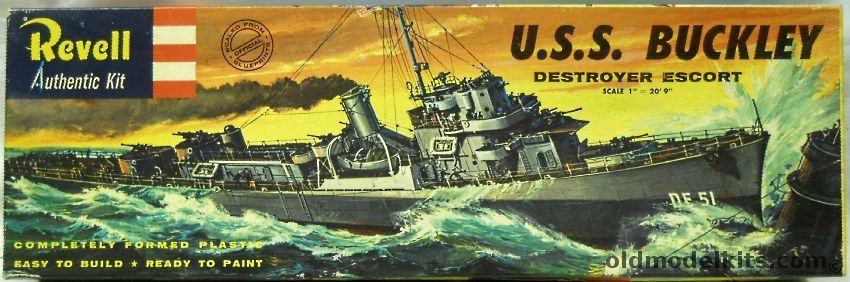 Revell 1/249 USS Buckley DE51 Destroyer Escort - 'S' Issue, H355-169 plastic model kit